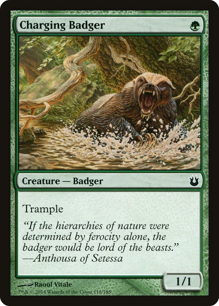 Charging Badger (BNG-118) [Born of the Gods]