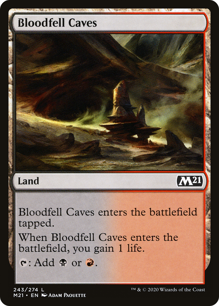 Bloodfell Caves (M21-243) [Core Set 2021]
