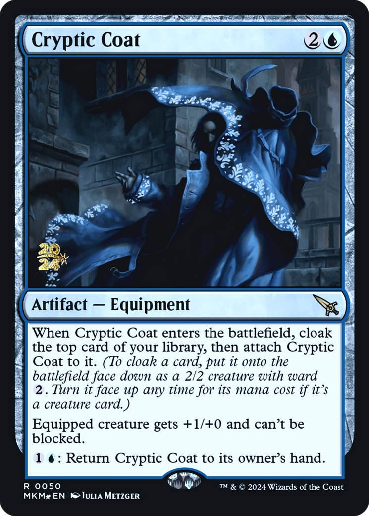 Cryptic Coat (PRE-050) [Murders at Karlov Manor Promos] Foil