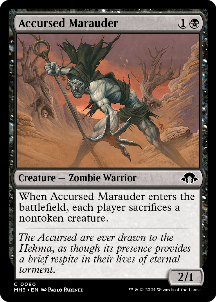 Accursed Marauder (MH3-080) [Modern Horizons 3] Foil