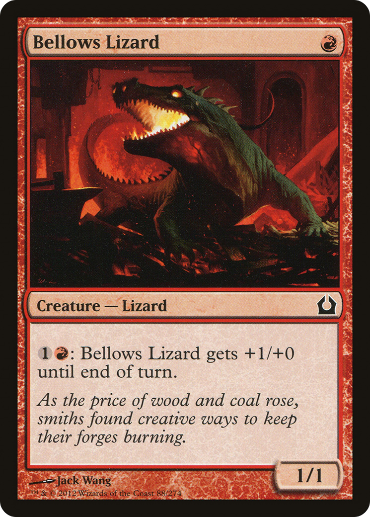 Bellows Lizard (RTR-088) [Return to Ravnica] Foil