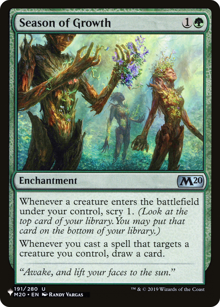 Season of Growth (LIST-M20-191) [The List]
