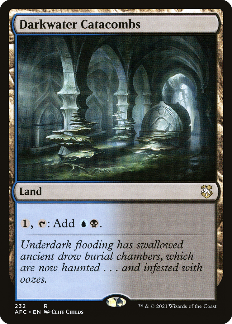 Darkwater Catacombs (AFC-232) [Forgotten Realms Commander]