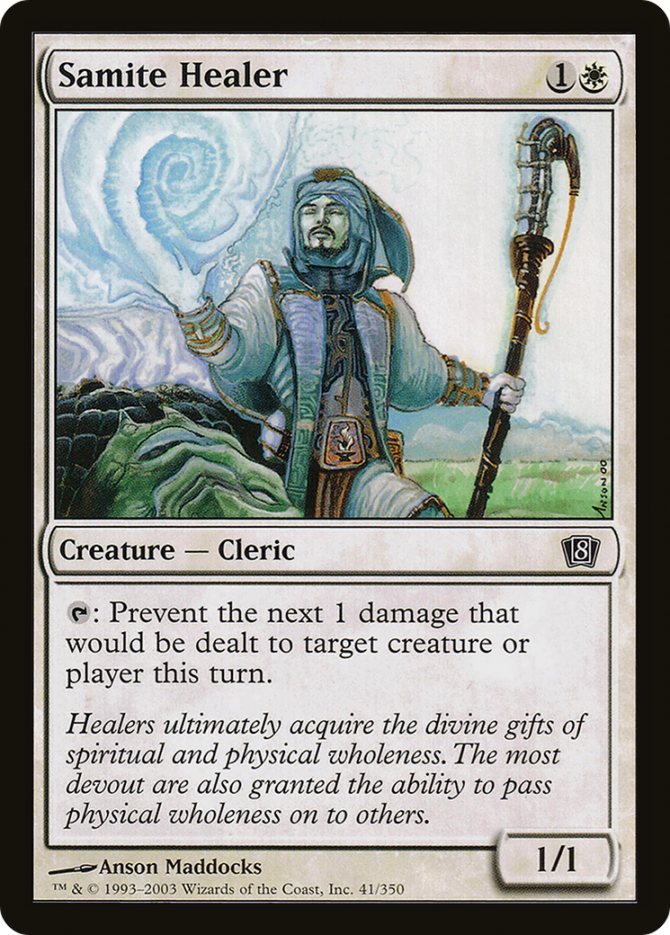 Samite Healer (8ED-041) [8th Edition]