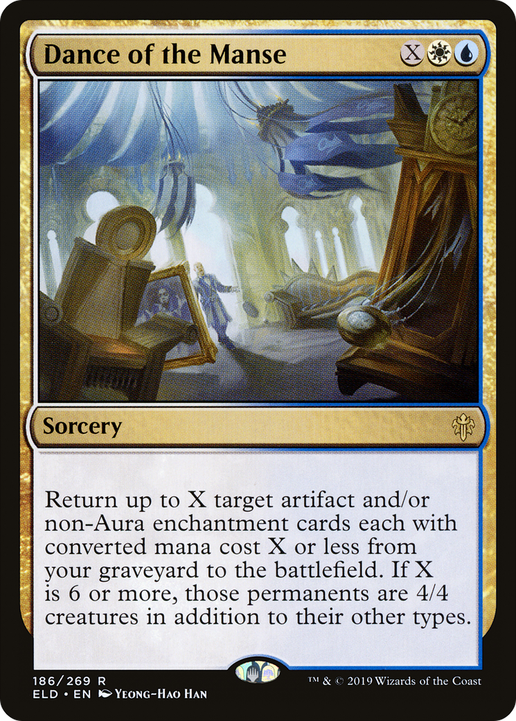 Dance of the Manse (ELD-186) [Throne of Eldraine] Foil
