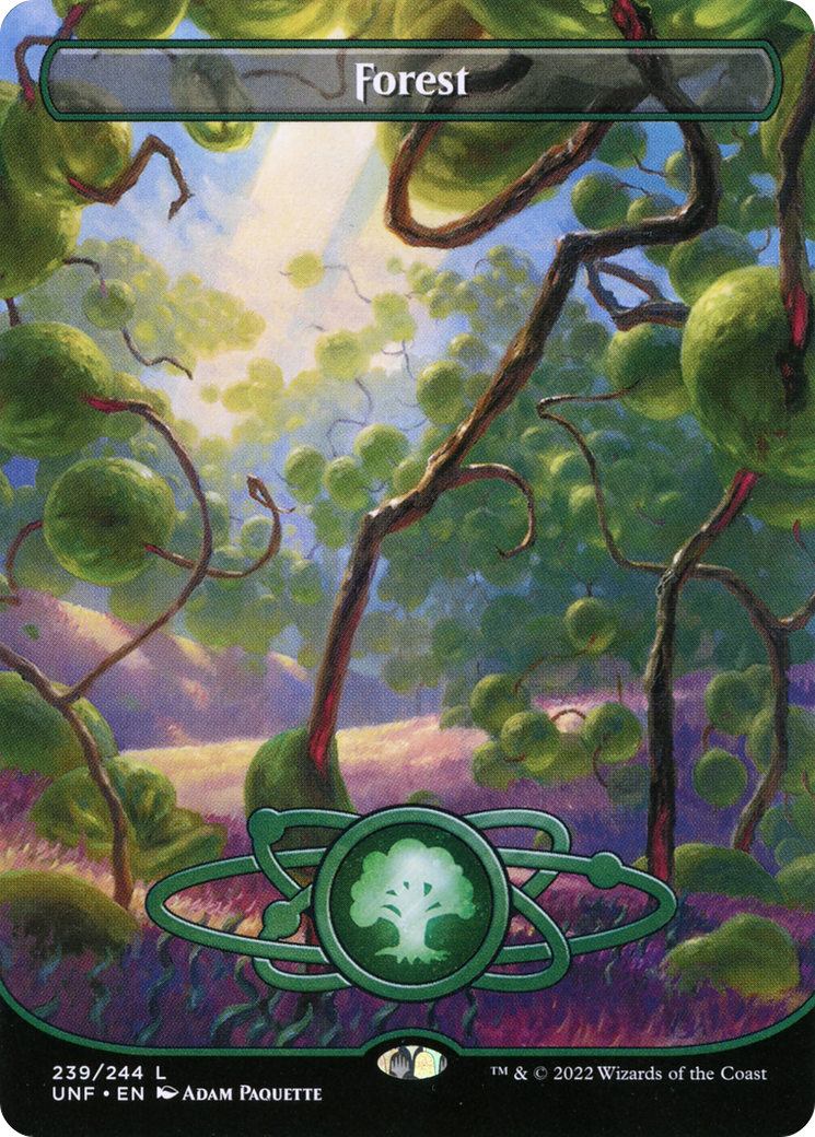 Forest (UNF-239) (Borderless) [Unfinity] Foil