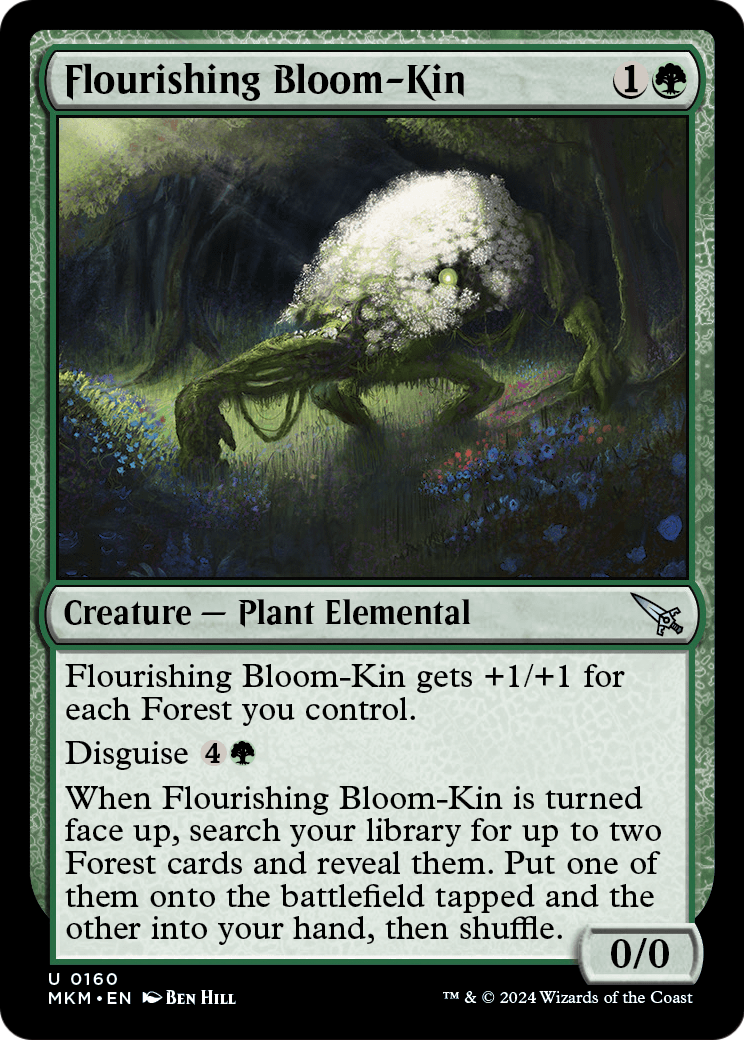 Flourishing Bloom-Kin (MKM-160) [Murders at Karlov Manor] Foil