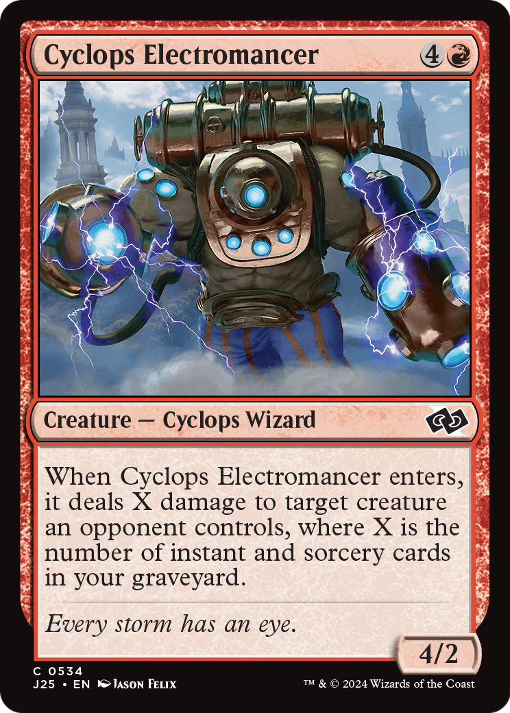 Cyclops Electromancer (J25-534) [Foundations Jumpstart]