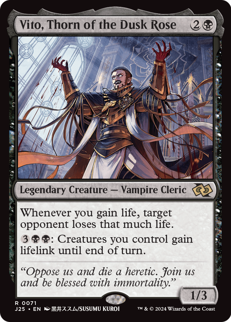Vito, Thorn of the Dusk Rose (Anime) (J25-071) [Foundations Jumpstart]