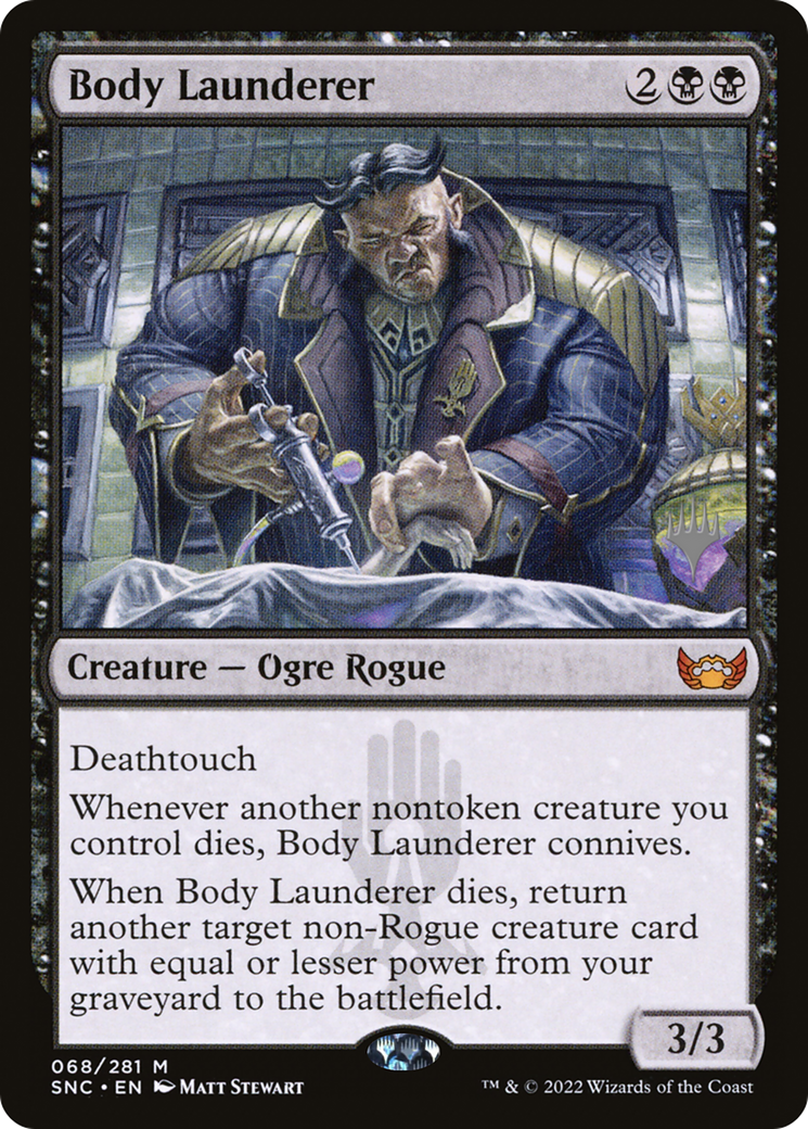 Body Launderer (PPSNC-068) [Promo Pack: Streets of New Capenna Promos] Foil