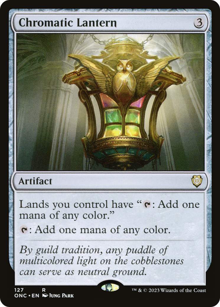 Chromatic Lantern (ONC-127) [Phyrexia: All Will Be One Commander]
