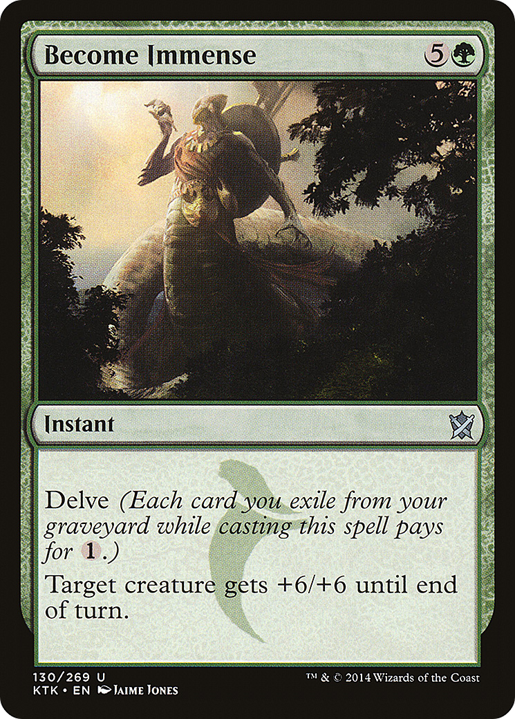 Become Immense (KTK-130) [Khans of Tarkir] Foil