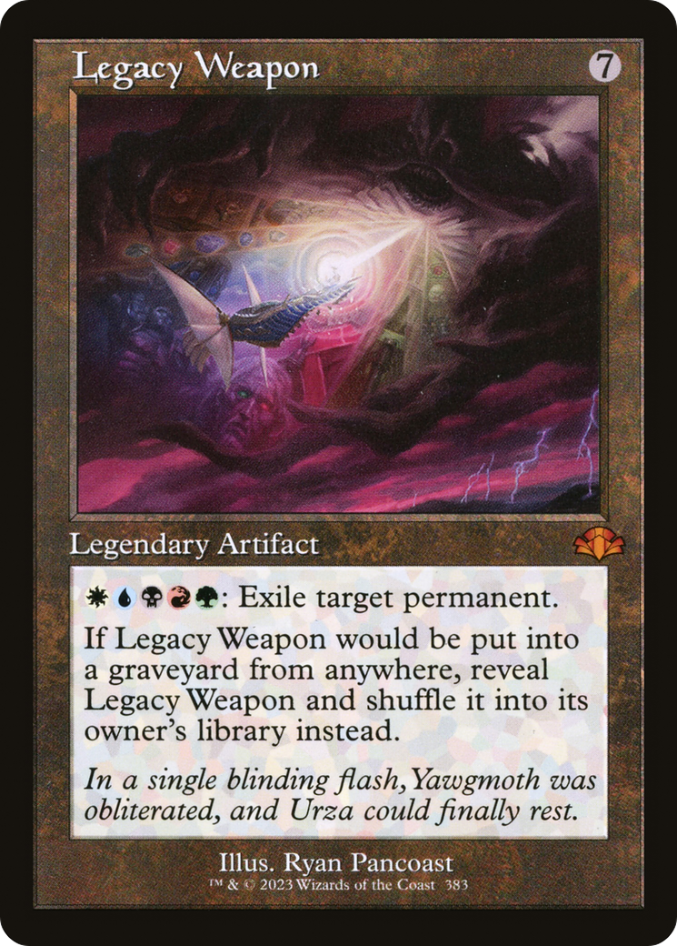 Legacy Weapon (Retro Frame) (DMR-383) [Dominaria Remastered] Foil