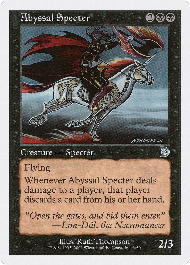 Abyssal Specter (DKM-001) [Deckmasters]