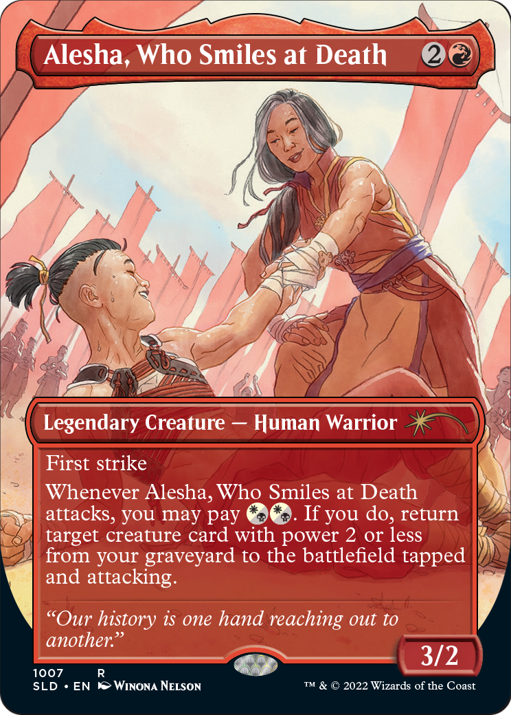 Alesha, Who Smiles at Death (SLD-1007) (Borderless) [Secret Lair Drop]