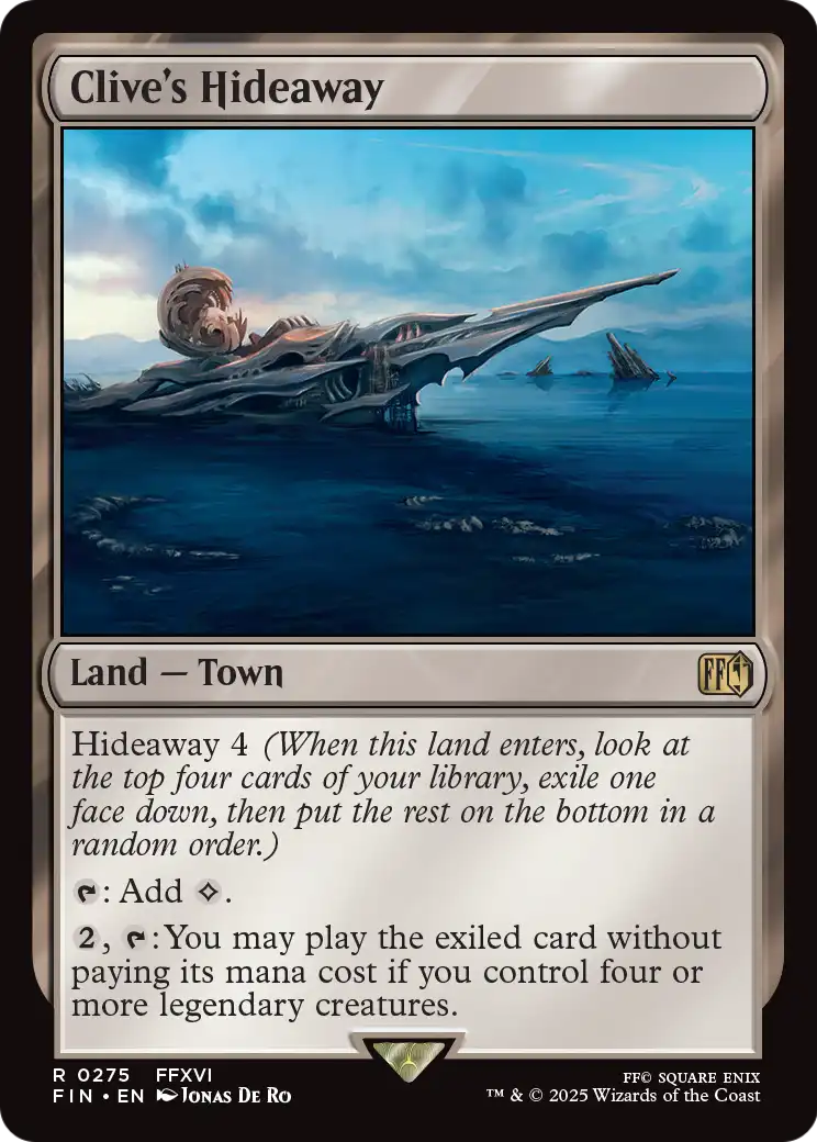 Clive's Hideaway (FIN-275) [FINAL FANTASY] Foil