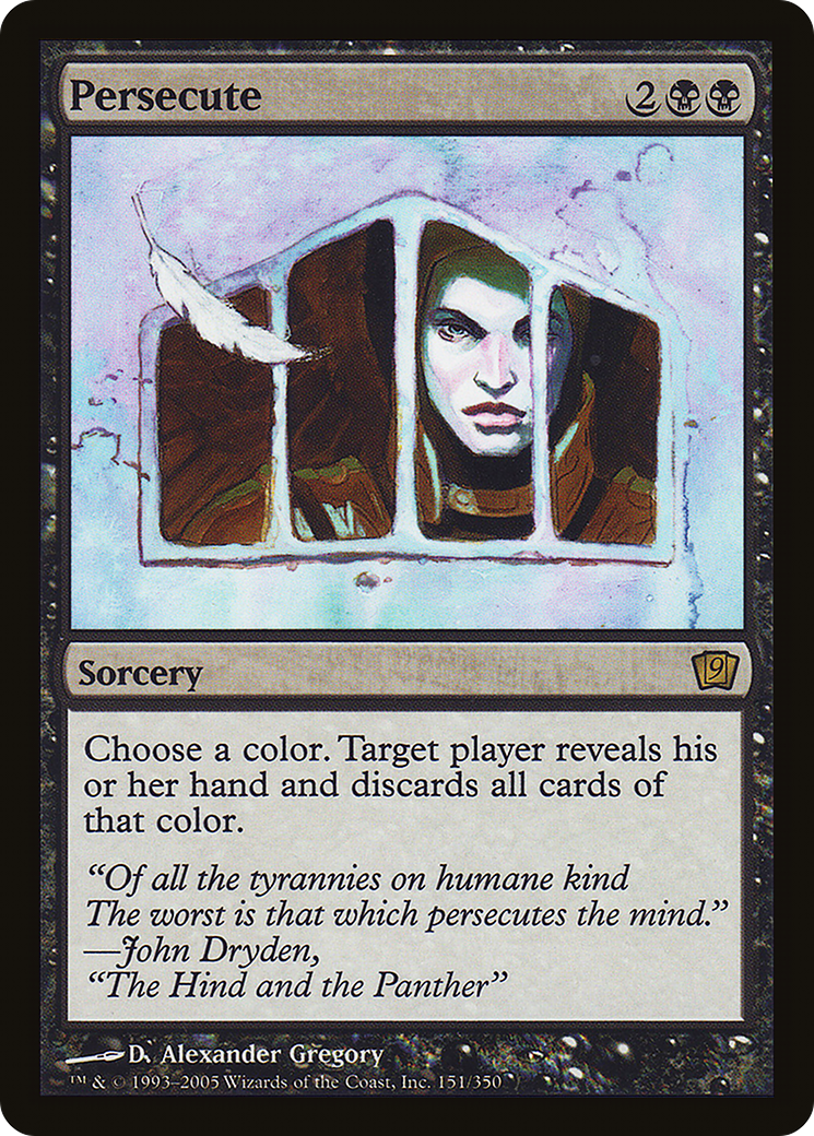 Persecute (9ED-151) [9th Edition] Foil
