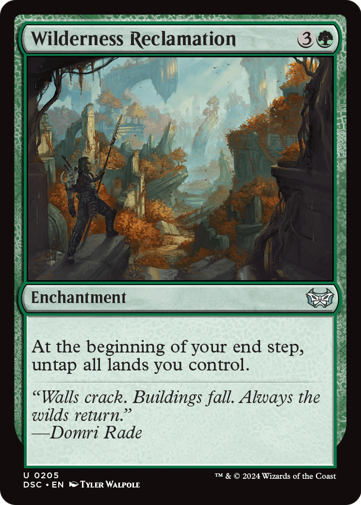 Wilderness Reclamation (DSC-205) [Duskmourn: House of Horror Commander]