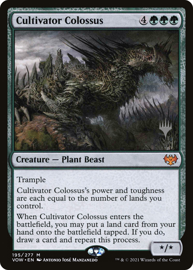 Cultivator Colossus (PPDMU-195) [Promo Pack: Innistrad: Crimson Vow Promos] Foil
