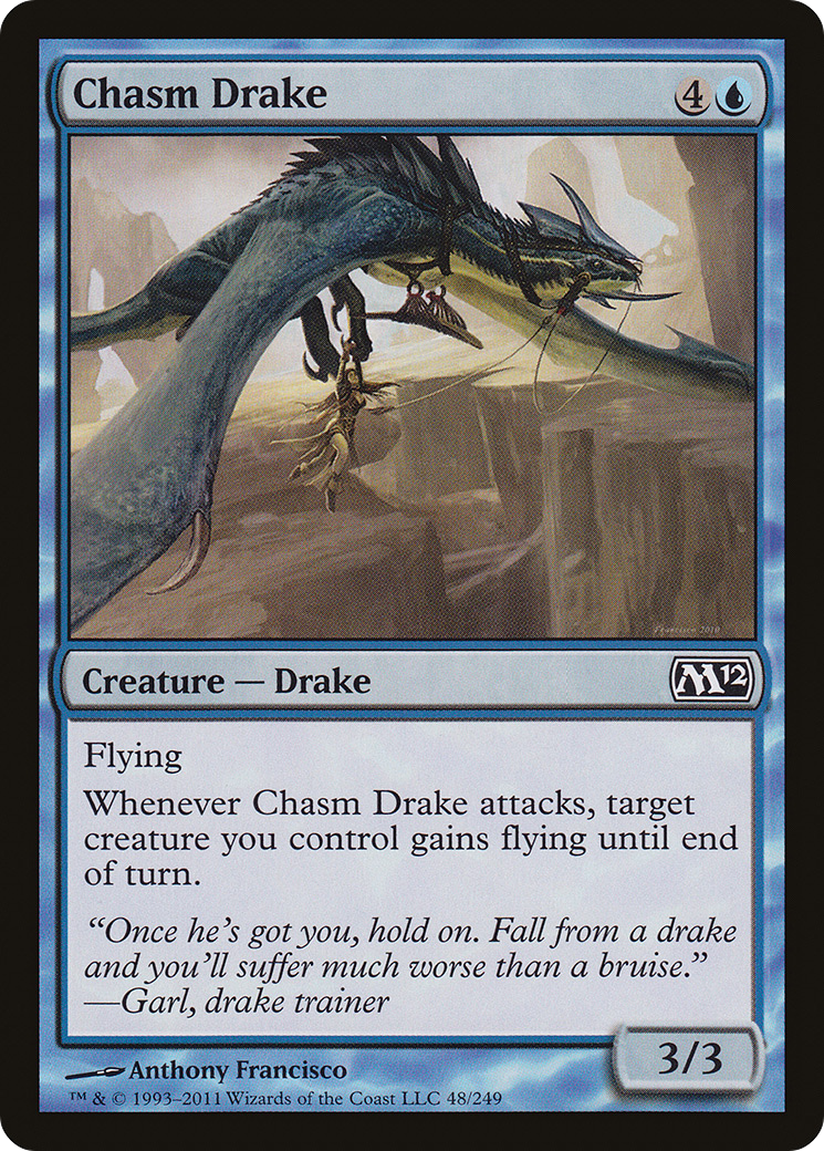 Chasm Drake (M12-048) [Magic 2012]
