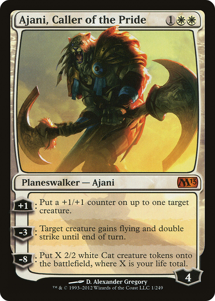 Ajani, Caller of the Pride (M13-001) [Magic 2013] Foil