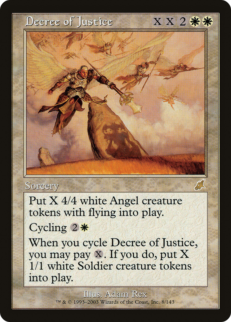 Decree of Justice (SCG-008) [Scourge] Foil