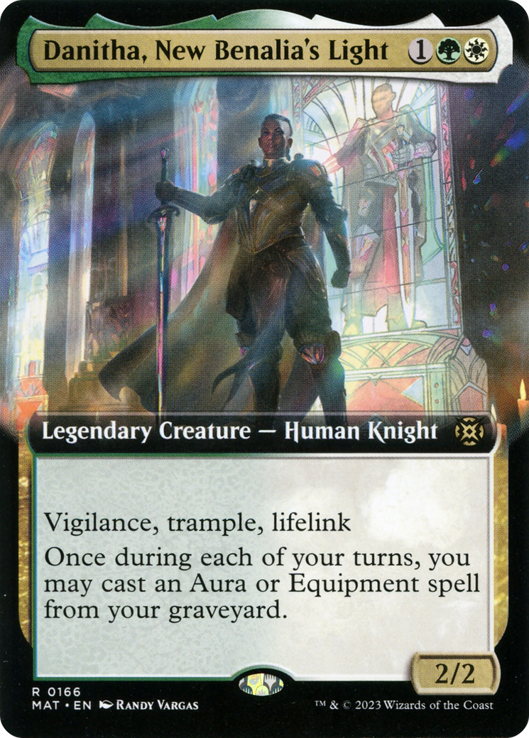Danitha, New Benalia's Light (Extended Art) (MAT-166) [March of the Machine: The Aftermath] Foil