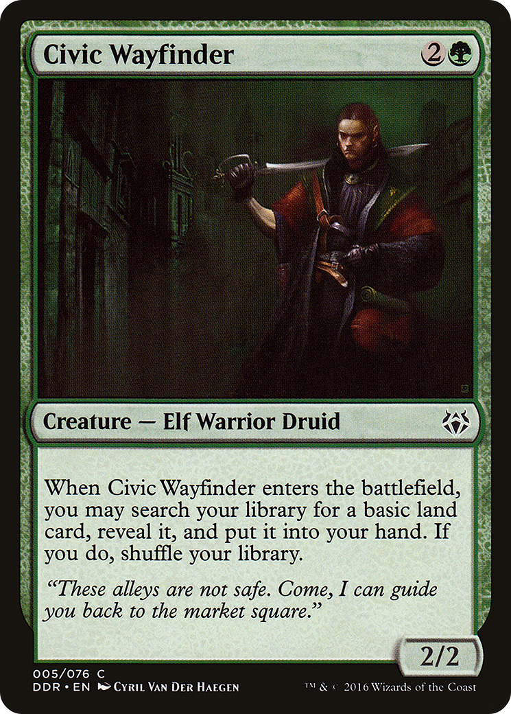 Civic Wayfinder (DDR-005) [Duel Decks: Nissa vs. Ob Nixilis]