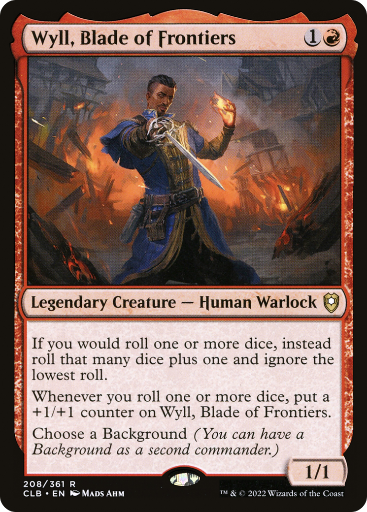 Wyll, Blade of Frontiers (CLB-208) [Commander Legends: Battle for Baldur's Gate] Foil