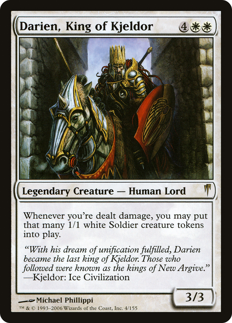 Darien, King of Kjeldor (CSP-004) [Coldsnap] Foil