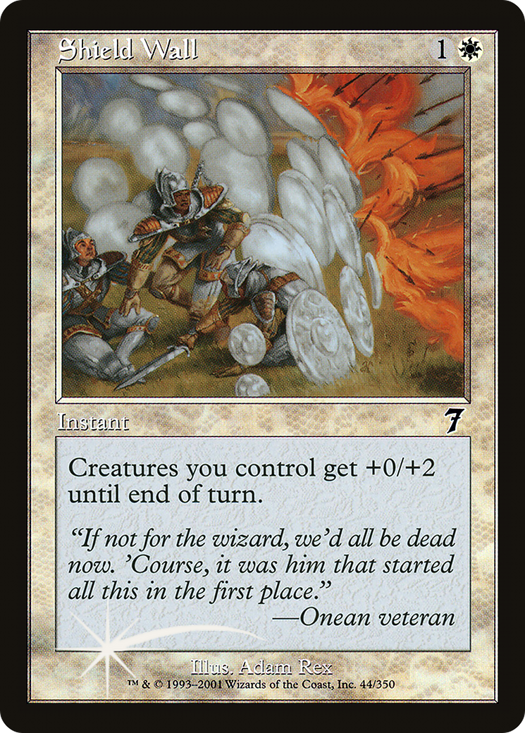 Shield Wall (7ED-44★) [7th Edition]