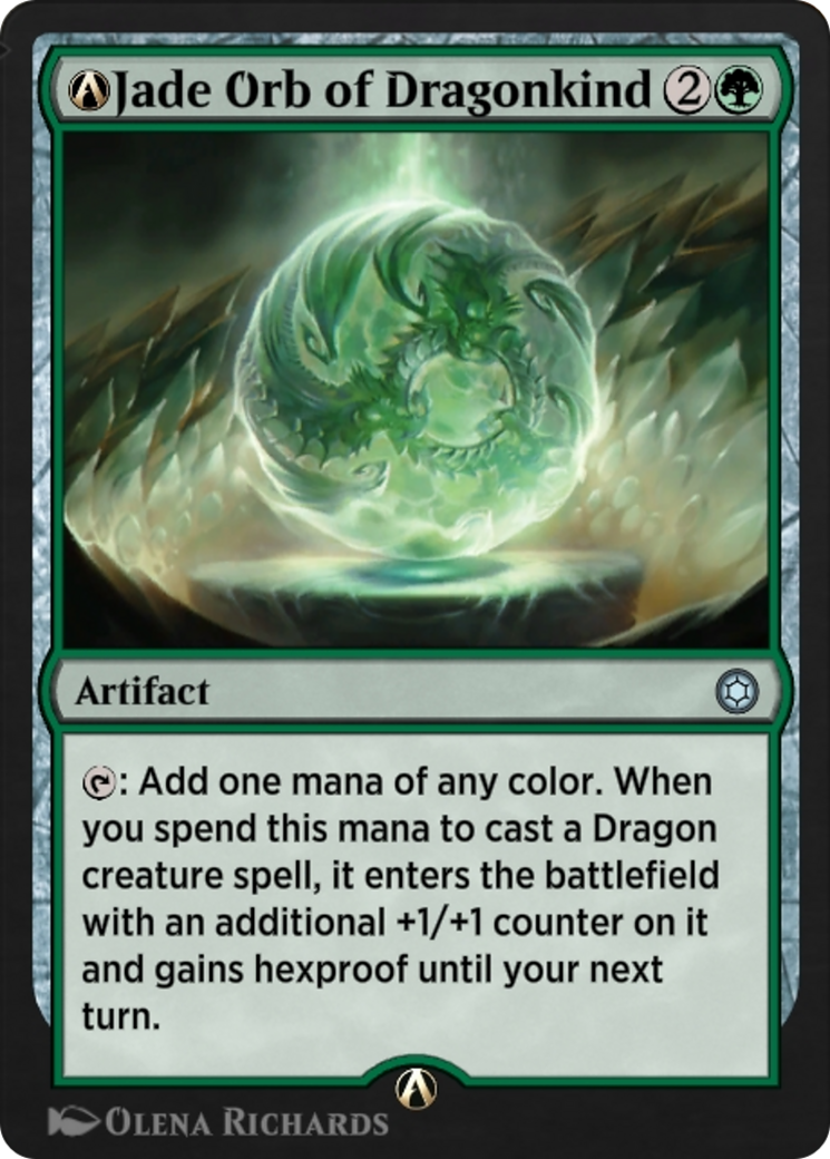 A-Jade Orb of Dragonkind (HBG-A-215) [Alchemy Horizons: Baldur's Gate]