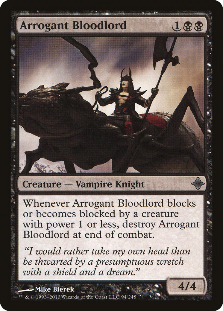 Arrogant Bloodlord (ROE-094) [Rise of the Eldrazi]