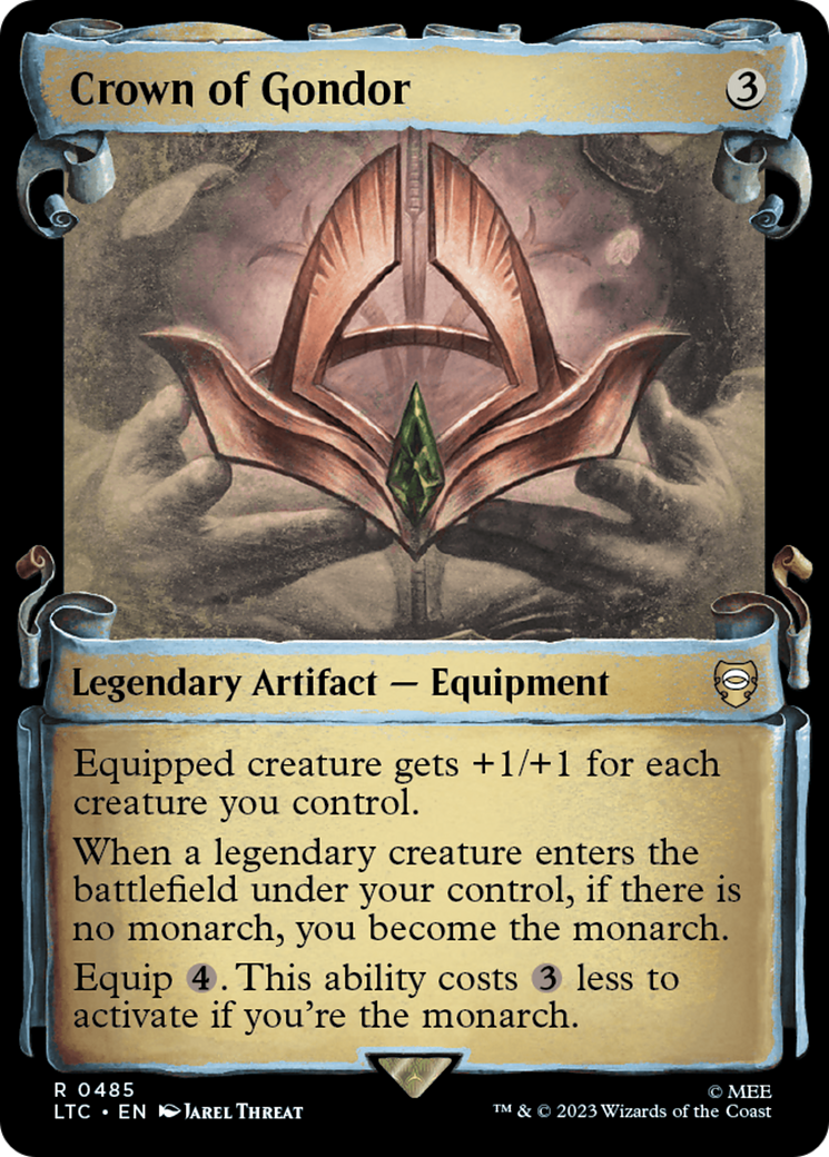 Crown of Gondor (Showcase Scrolls) (LTC-485) [Tales of Middle-earth Commander] Foil