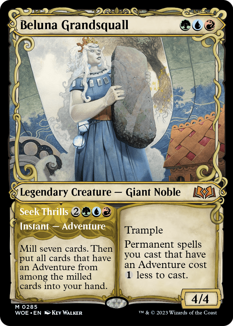 Beluna Grandsquall (Showcase) (WOE-285) [Wilds of Eldraine]