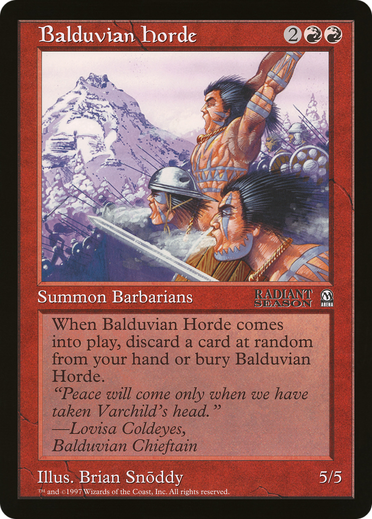 Balduvian Horde (OLEP-010) [Oversized League Prizes]