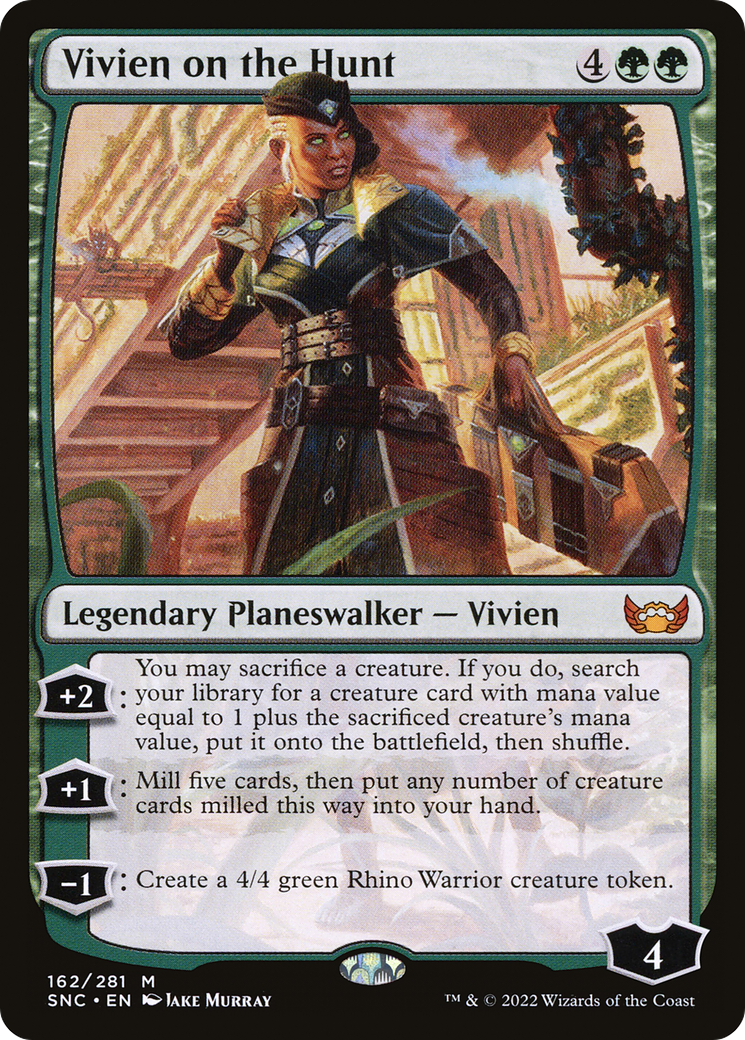 Vivien on the Hunt (SNC-162) [Streets of New Capenna] Foil