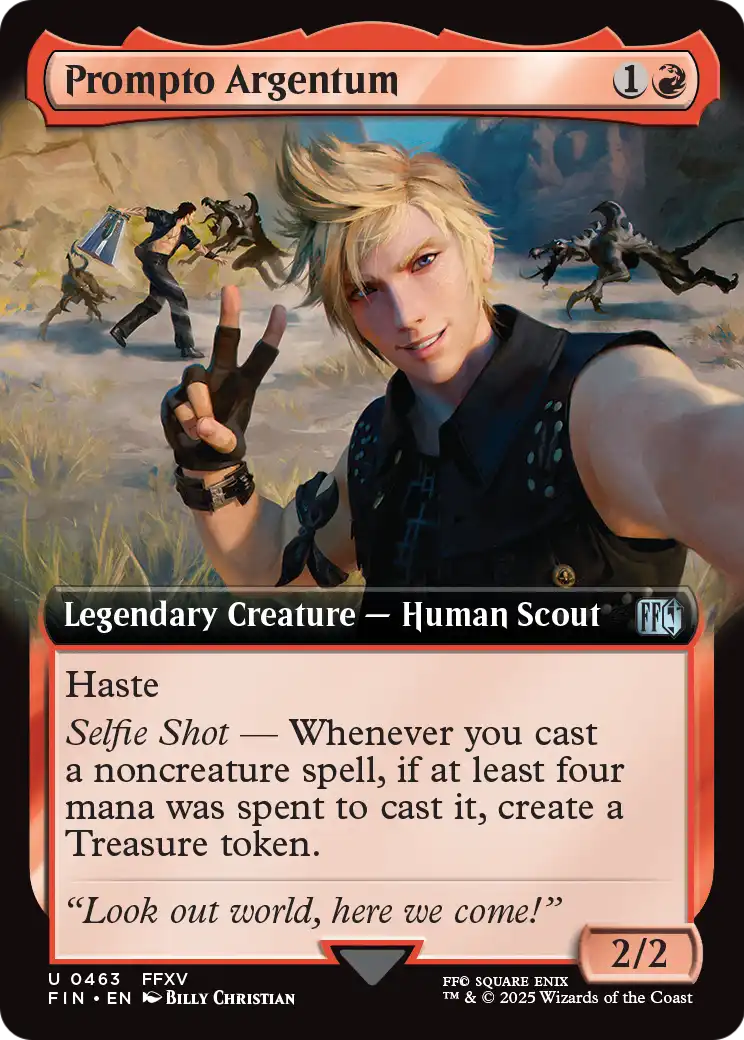 Prompto Argentum (Extended Art) (FIN-463) [FINAL FANTASY] Foil