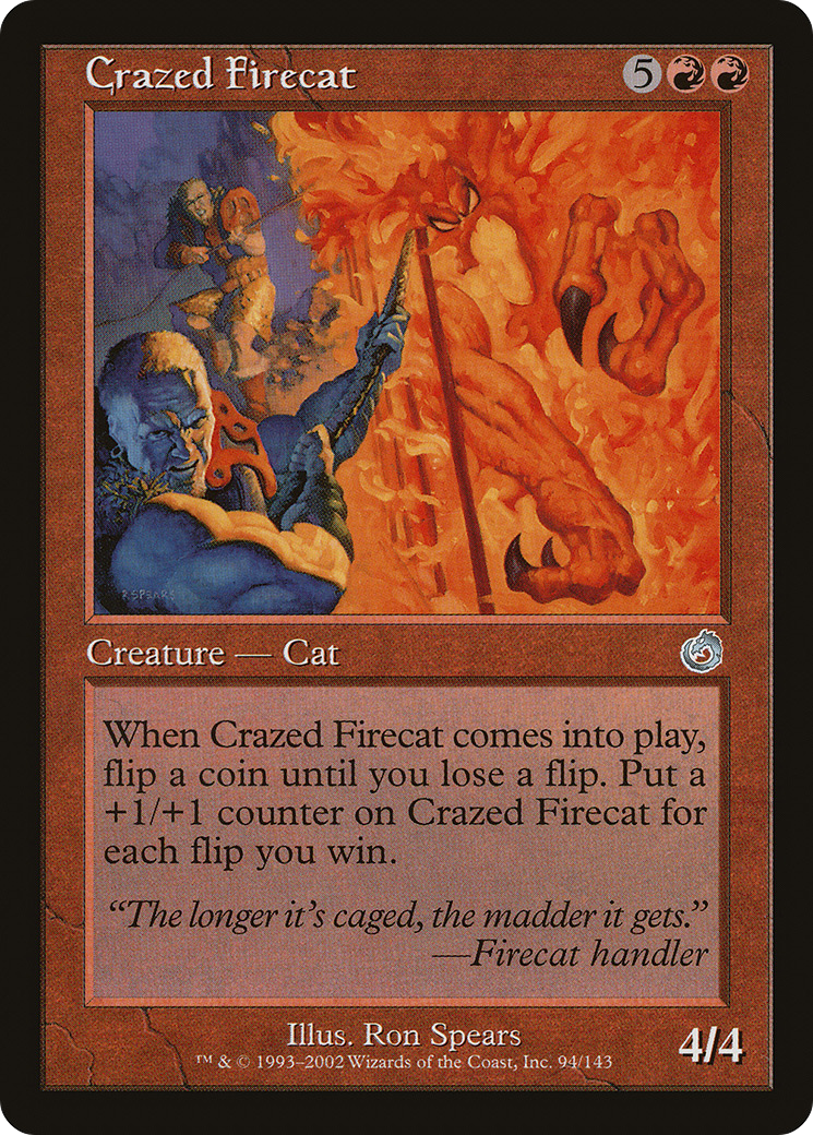 Crazed Firecat (TOR-094) [Torment] Foil