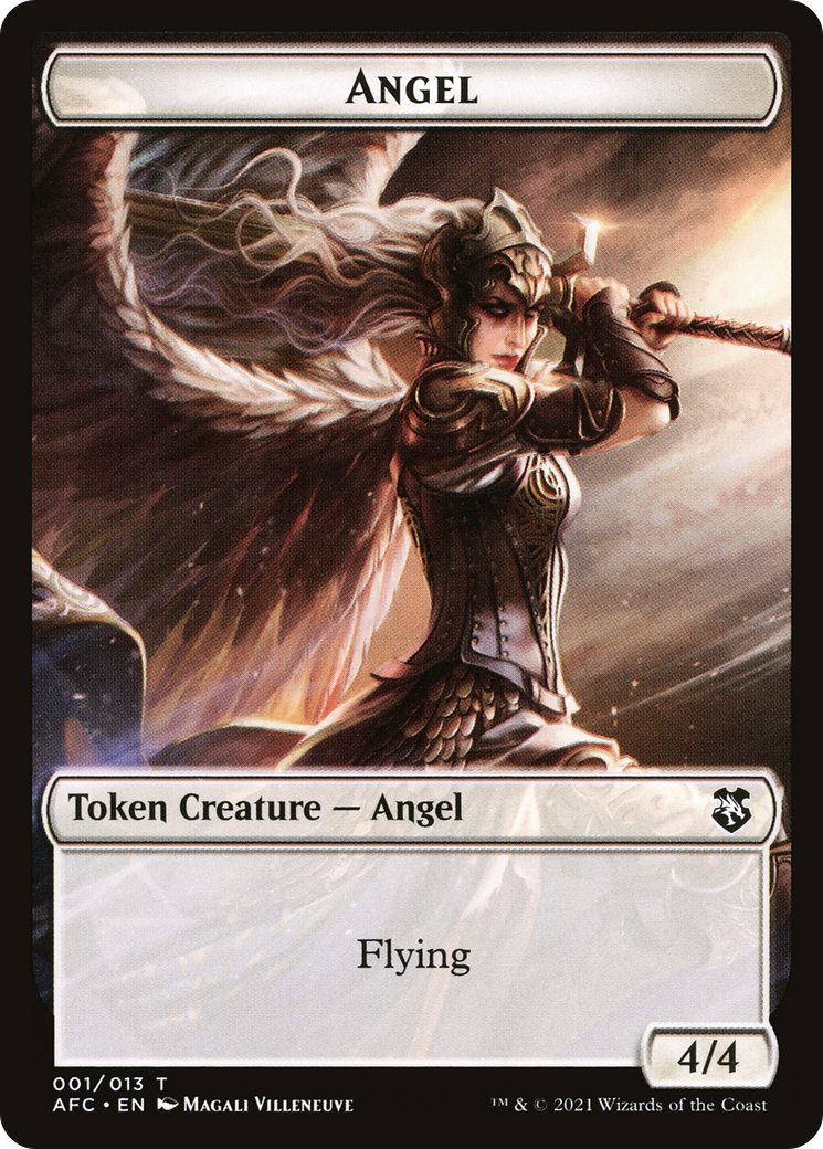 Angel (TAFC-001) [Forgotten Realms Commander Tokens]