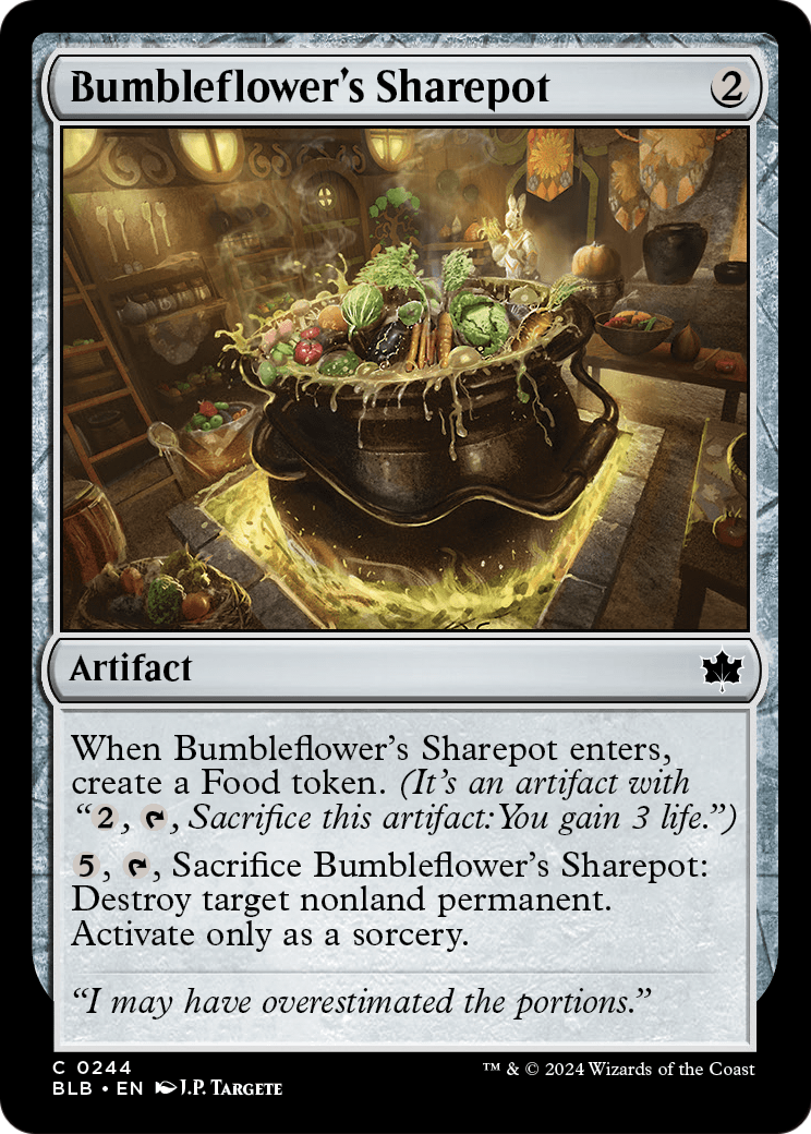 Bumbleflower's Sharepot (BLB-244) [Bloomburrow] Foil