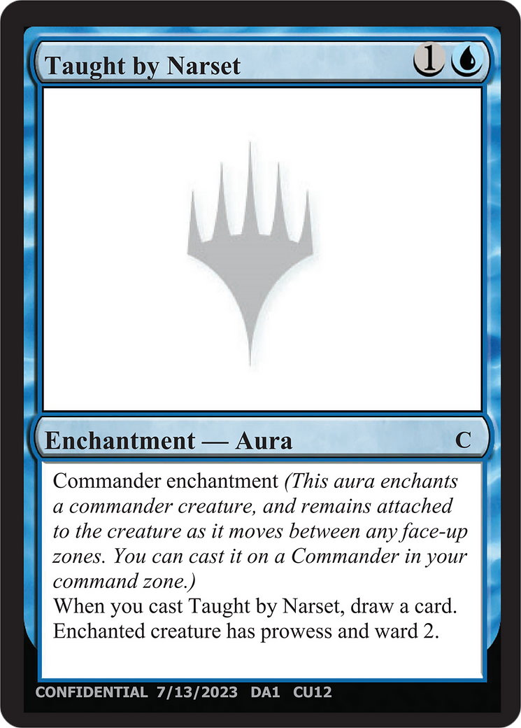 Taught by Narset [Unknown Event]