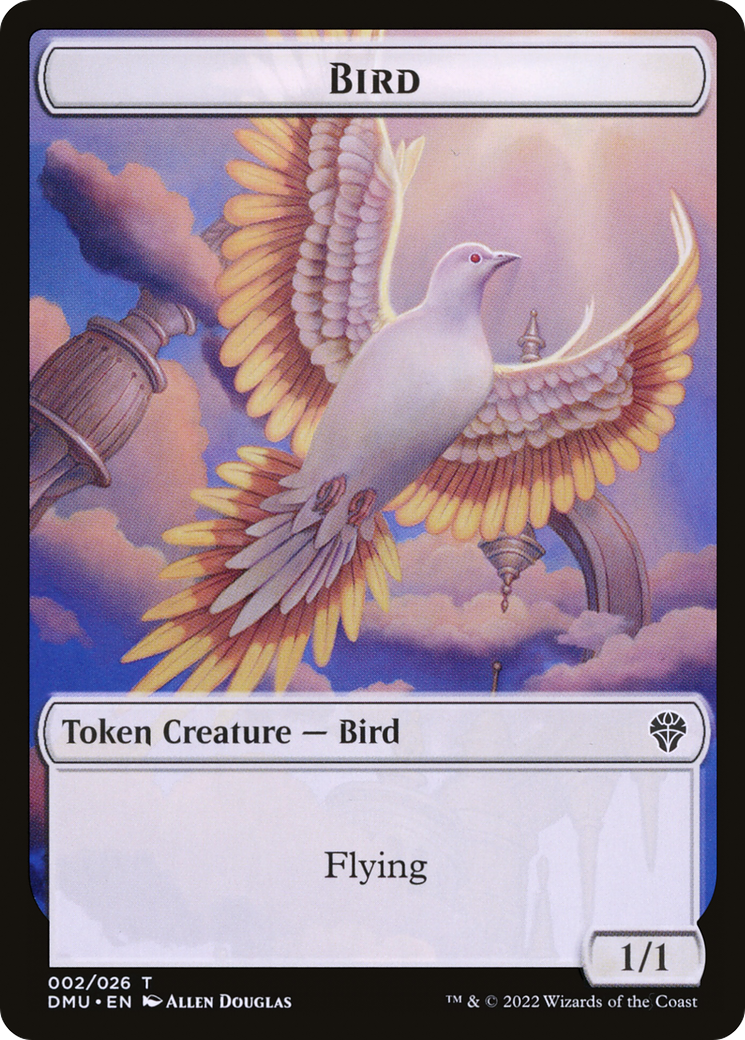 Bird Token (DMU-002) [Dominaria United Tokens]