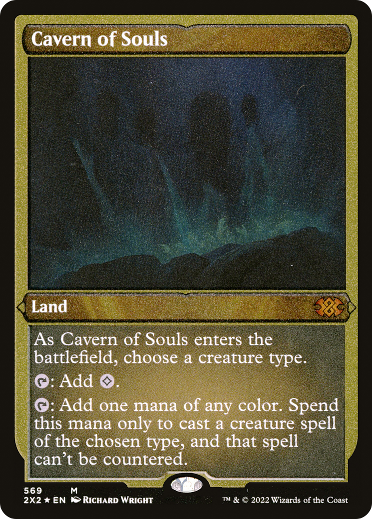 Cavern of Souls (Foil Etched) (2X2-569) [Double Masters 2022] Foil