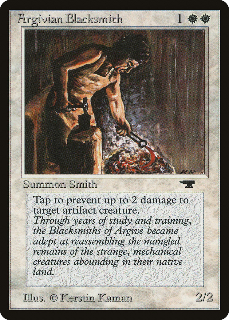 Argivian Blacksmith [Antiquities]