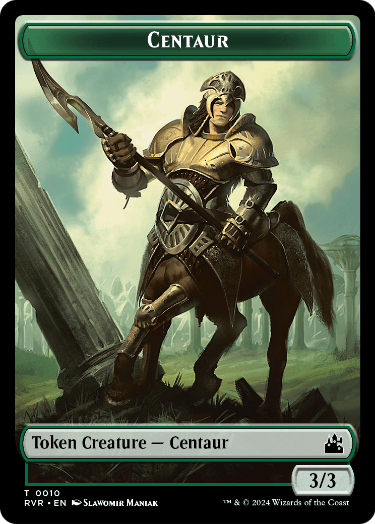 Centaur (TRVR-010) [Ravnica Remastered Tokens]