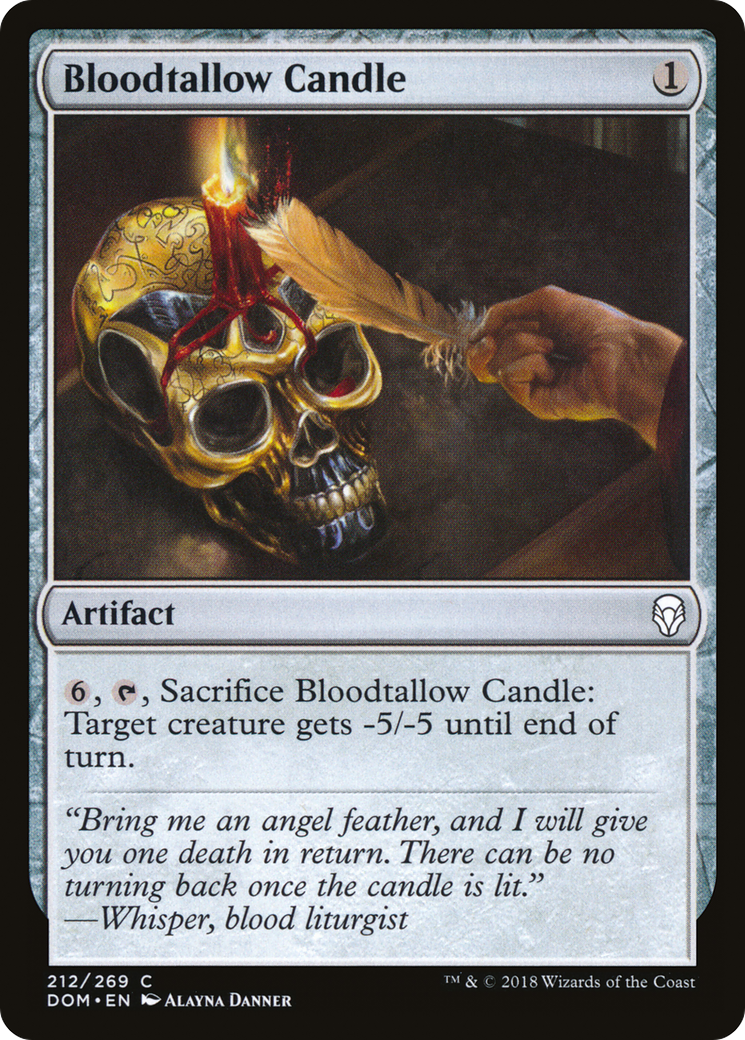 Bloodtallow Candle (DOM-212) [Dominaria] Foil