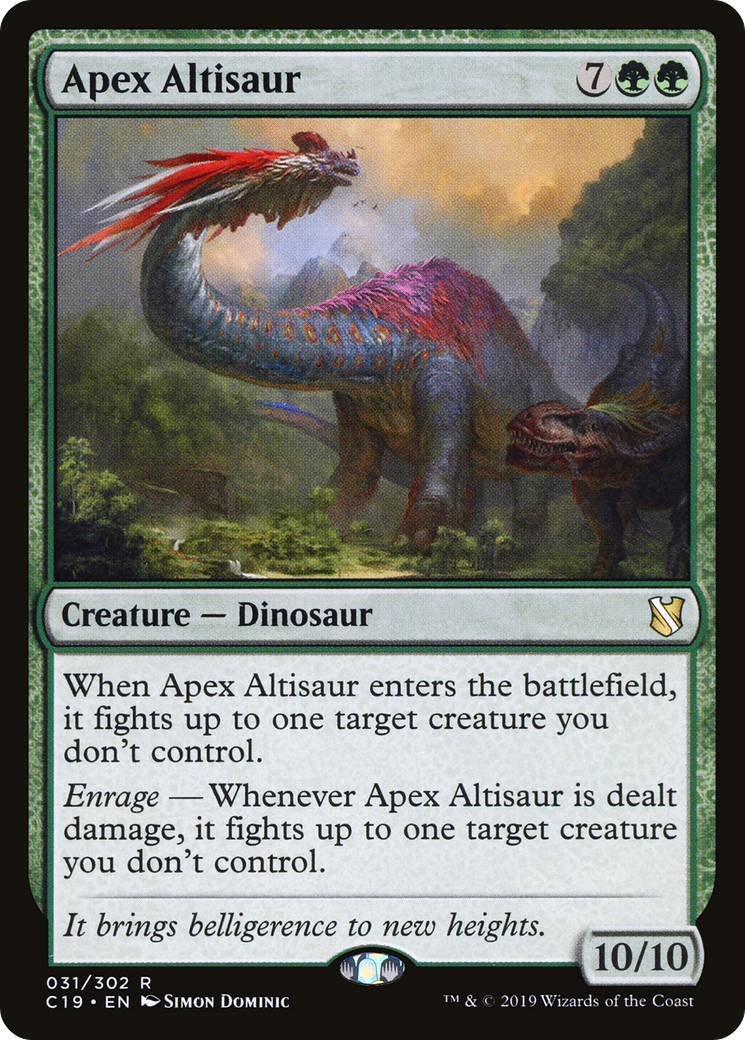 Apex Altisaur (C19-031) [Commander 2019]