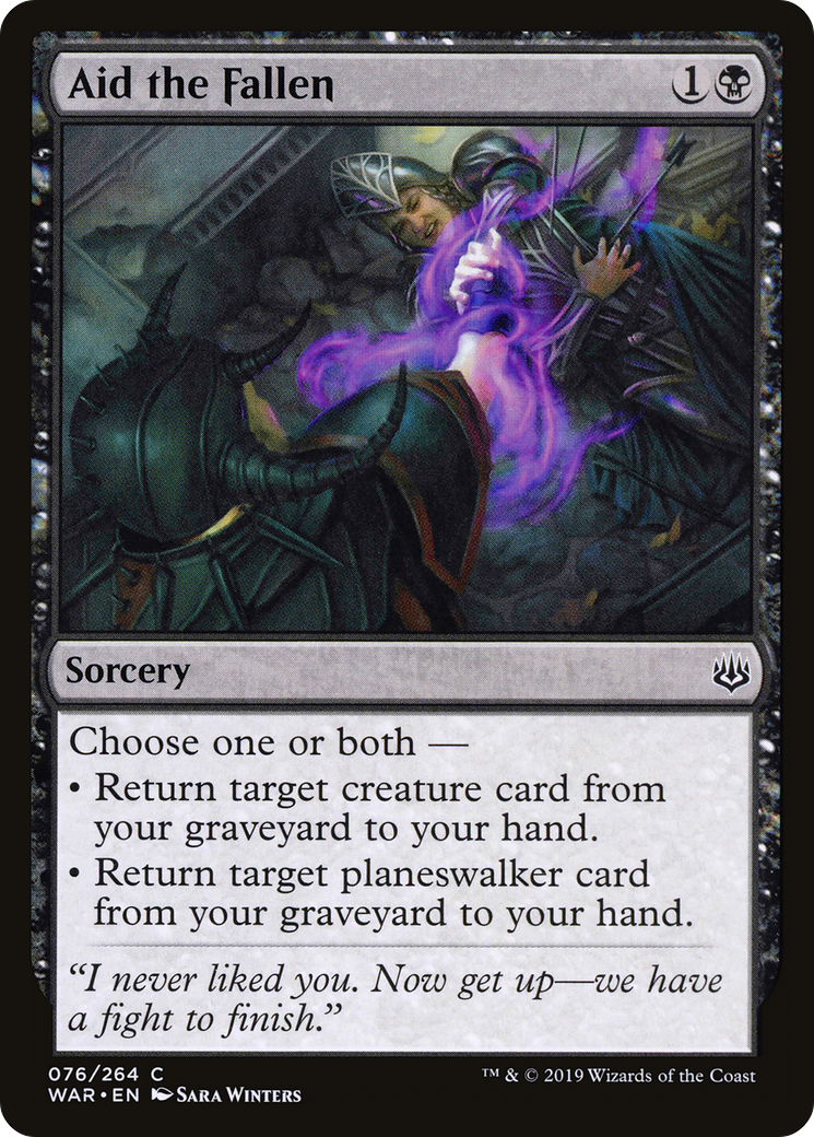 Aid the Fallen (WAR-076) [War of the Spark]