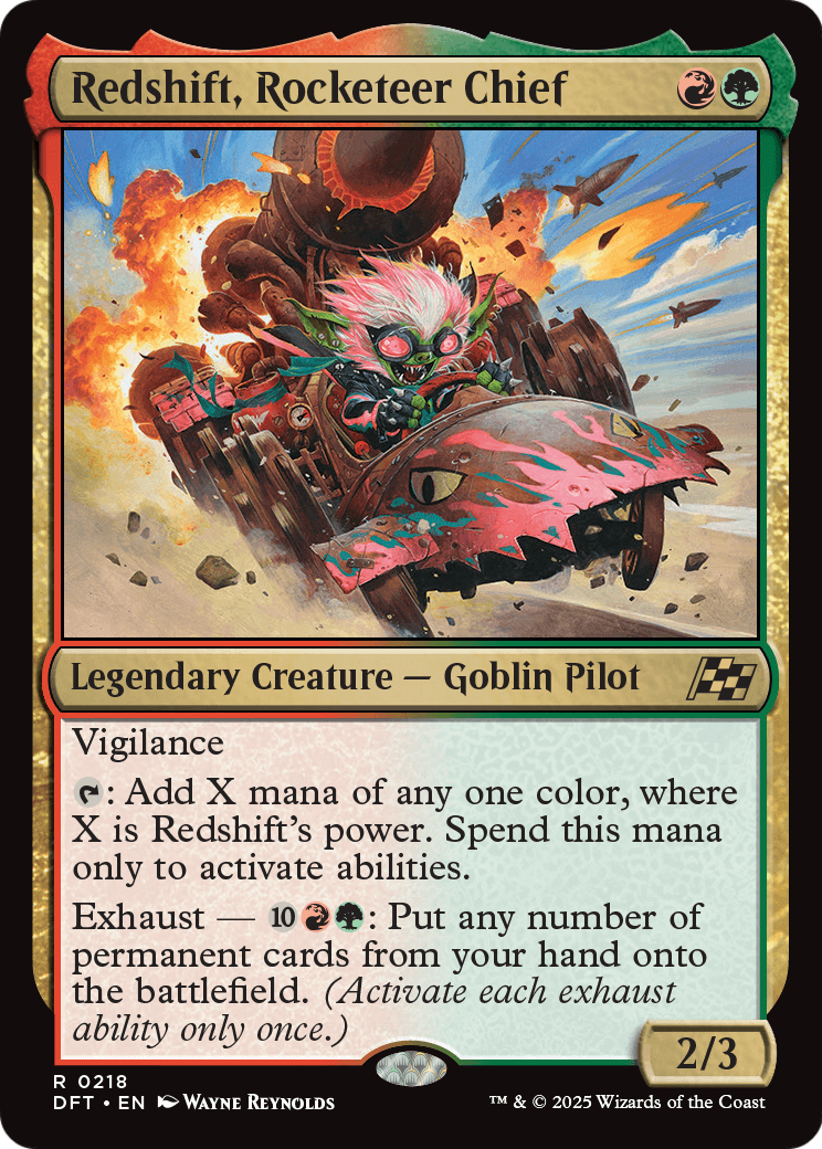 Redshift, Rocketeer Chief (DFT-218) [Aetherdrift]